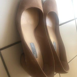 PRADA shoes heeled 40.5 pre-owned Neutral color